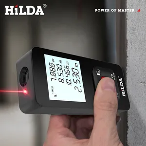 휴대용 100m 레이저 거리 측정기 거리 측정기 USB 충전 적외선 레이저 장식 집 디자인 - Product Image 6