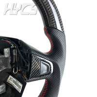 Volant en cuir personnalisé en fibre de carbone pour l'intérieur de la voiture, adapté à la Renault Megane 3