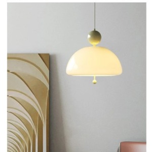 Nouvelle Suspension Nordique Vintage pour Restaurant, Style Wabi-Sabi Français, Postmoderne, en Fer Blanc et Verre, Taille Moyenne, LED Réglable - Product Image 4