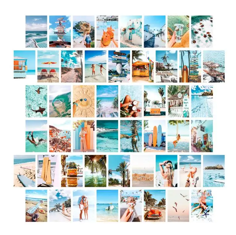 Amazon Hot Sale Custom Wall Collage Kit Postcard Exquisite Aesthetic Posters Wall Sticker wall decor Photo Poster For House