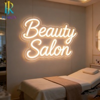 Enseigne au néon LED en acrylique, Joyeux anniversaire, Je t'aime, enseigne LED pour entreprise, salon de beauté, salon de coiffure, spa de manucure, décoration murale