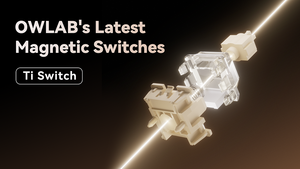 Bàn phím từ tính màu hồng hex80 tùy chỉnh chơi game chuyên nghiệp với công tắc từ tính mới nhất của owlab, gói âm thanh cho các studio chơi game - Product Image 3