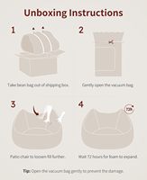 Großer Lazy Bean Bag Sessel Übergroßer Lesesessel mit Armlehnen Memory-Schaum-Füllung Bequemer Riesiger Gemütlicher Erwachsenen-Sitzsack