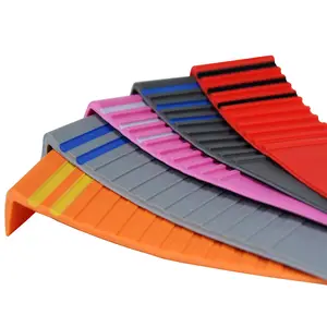 Simple Construction Non Slip Rubber Stair Tread Flexible Vinyl Pvc Rubber Treads Stairs