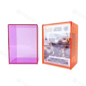 Modern Manufacturer Custom Clear Acrylic Anti-Rust Washable Mini Figure <b>Floating</b> Display Case for Collectors - Product Image 1