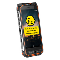 Smartphone 4G Lte ODM d'usine atex téléphone android IECEX gps IP68 téléphone mobile industriel à sécurité intrinsèque sans caméra