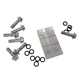 Repuestos para Compresores de Aire, Visor de Nivel de Aceite YJ-050, Kit de Tornillo Metálico y Junta Tórica - Product Image 1