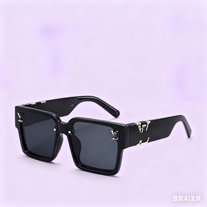 Gafas de Sol Cuadradas Modernas 2025 para Mujer, Diseño de Lujo, Logotipo Personalizado, Estilo Millonario, Protección UV400, Ligeras, Elegantes, Marca de Lujo, <span class=keywords><strong>Lentes</strong></span> de Sol, Lunettes de Soleil de Marque - Product Image 1