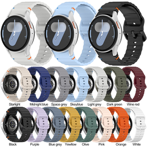 Bracelet <span class=keywords><strong>silicone</strong></span> pour galaxy watch 7 6 5 4 bracelet de remplacement - Product Image 3