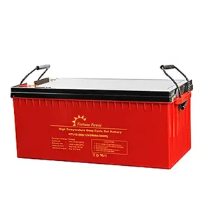 12 volt 200 amps rechargeable gel solar battery for solar power system