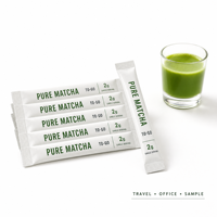 Stick de Matcha Pur à Emporter 2g, Portion Individuelle, Thé Vert en Poudre de Style Japonais Premium, Pack Échantillon pour Voyage, Bureau, Café, OEM
