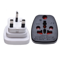 Adaptateur universel pour l'Afrique du Sud, compatible avec les prises américaines, britanniques, européennes, suisses et italiennes WSA avec une porte de sécurité