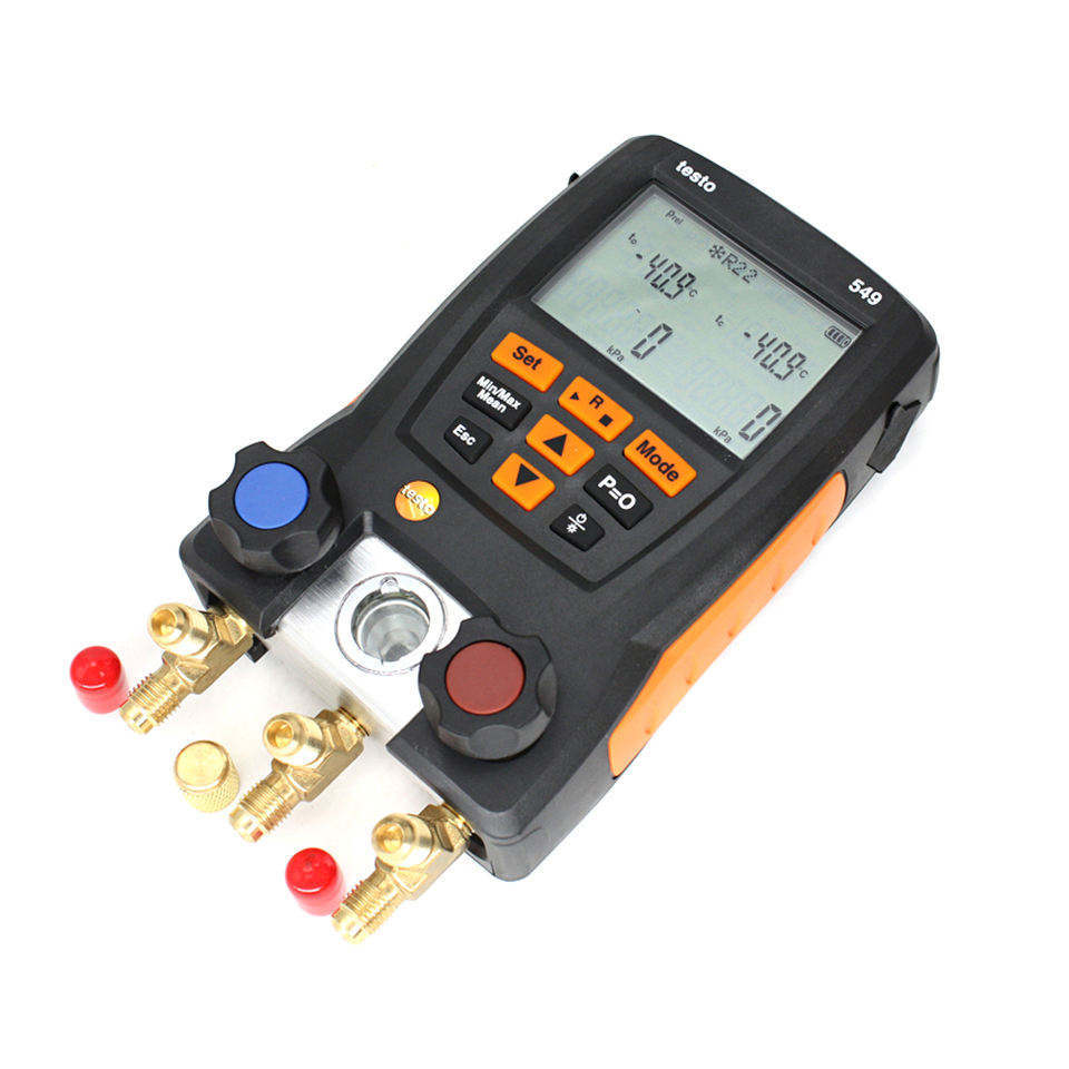 Testo 549 デジタルマニホールド HVACゲージシステムキット