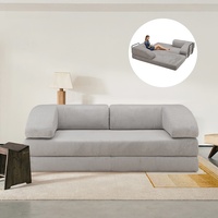 Hochdichtes Schaumstoff-Multifunktions-Kompressionssofa, rahmenloses modernes Zwei-in-Eins-Wohnzimmermöbel, vakuumkomprimiertes Sofa.