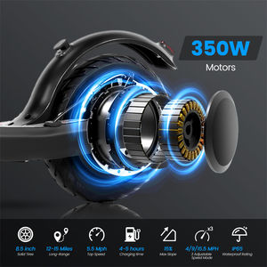 สกู๊ตเตอร์ไฟฟ้าพับได้ 36V 500W ความเร็วสูง รุ่น <span class=keywords><strong>Sealup</strong></span> จัดส่งฟรีจากคลังสินค้าในสหรัฐอเมริกา - Product Image 3