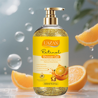Gel Douche Éclaircissant au Rétinol Personnalisé, Bio, à la Vitamine C, Hydratant Profond, Nourrissant, Anti-Rides