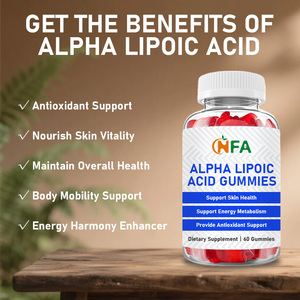 Gummies d'acide alpha-lipoïque de haute qualité avec biotine, soutien antioxydant, favorise le métabolisme énergétique et la santé de la peau, 60 compléments alimentaires - Product Image 3