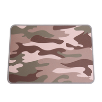 Tapis de souris avec repose-poignets en gel Surface de support de poignet lisse et base antidérapante en PU pour soulager la douleur Ordinateur, ordinateur portable, bureau et maison