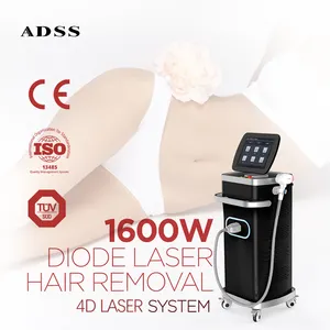 ADSS diode es laser 4 gelombang 755nm 808nm 940nm 1064nm 2400W laser diode penghilang rambut untuk dijual