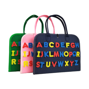 2022 Neuheiten Kleinkinder Montessori Spielzeug Filz-Beschäftigungsbrett Kinder Lernen Grundlegende Fähigkeiten zum Anziehen - Product Image 4