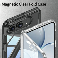 Coque de téléphone transparente antichoc pour iPhone Duo, coque rigide anti-jaunissement