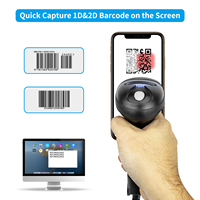 Lecteur de codes QR portable USB NETUM L5 OEM, scanner de codes-barres 1D 2D pour supermarché, entrepôt, en stock