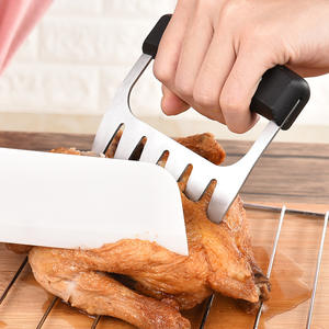 Pinces à déchiqueter pour barbecue YIGO en acier inoxydable avec poignée en plastique, pour déchiqueter le porc et les os, déchiqueteur durable et lavable au lave-vaisselle - Product Image 3