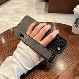เคสโทรศัพท์แบบผ้ากำมะหยี่หนัง TPU+PC สไตล์ Ins พร้อมสายคล้องมือและลายวิวเมืองสำหรับ 16 <span class=keywords><strong>Pro</strong></span> - Product Image 2