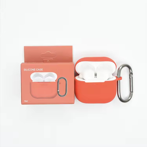 Funda Protectora de Color Sólido para Airpods 4 de Silicona, Funda Protectora de Silicona Líquida Suave Anticaídas para Auriculares - Product Image 3