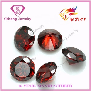 Hot Bán 2.0Mm Màu Cam CZ Đá Kim Cương Cắt 5A Chất Lượng Brilliant Tinh Thể Đá Quý Chất Liệu Nhà Máy Trực Tiếp Lỏng Đá Quý - Product Image 5