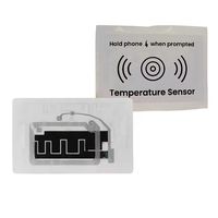 Etiqueta Sensora de Datos de Temperatura RFID NFC Inteligente con Diseño Mini Impermeable/Resistente a la Intemperie