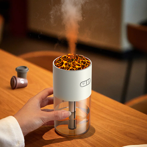 Precio de fábrica, purificador ultrasónico, humidificador de aire, nebulizador Personal, portátil, Mini Usb, Volcán, 7, humidificador de lámpara Led colorido - Product Image 1