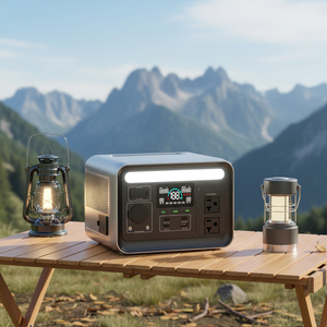 <b>Camping</b> 350w Portable Home Energy <b>Storage</b> Lifepo4 Battery Solar Backup Mobile Power Bank Generator Ac Outlet Power Station - Product Image 4