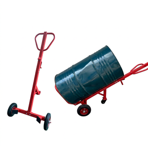 Carretilla de Tambor Industrial de Alta Resistencia MBiker Modelo 2, de 2 Ruedas, Acero con Recubrimiento en Polvo, Capacidad de 500 kg, Contenedor de Tambor Rodante - Product Image 1
