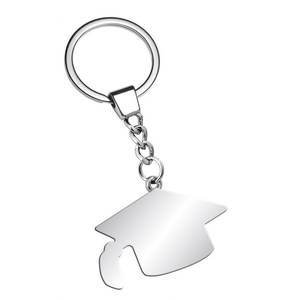 Llavero Personalizado con Logotipo Rojo, Borla Negra y Material Metálico - Product Image 2