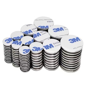 Compre el imán de disco de <span class=keywords><strong>neodimio</strong></span> autoadhesivo circular reutilizable más fuerte de 10m x 1mm N35 para manualidades - Product Image 4