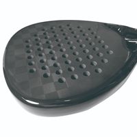 Raquette de paddle-tennis de plage en fibre de carbone Newchance, raquette de tennis de table d'extérieur, filet en nylon pour amateur