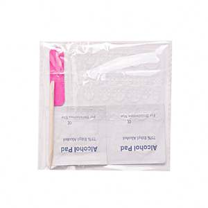 Kit complet d'outils pour l'application d'ongles <span class=keywords><strong>press</strong></span>-<span class=keywords><strong>on</strong></span> avec des languettes de colle à ongles double face, une lime en bois et des tampons d'alcool - Product Image 6