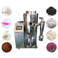 Sécheur par pulvérisation de laboratoire à haute efficacité avec pompe à engrenages, prix compétitif, contrôle automatique par PLC pour applications alimentaires et chimiques