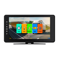 Caméra embarquée portable à double objectif haute résolution avec écran IPS de 7 pouces, résolution HD 720p, moniteur de vision arrière, enregistrement en boucle, garantie de 2 ans