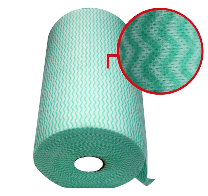 Washable Biodegradable Wipes Viscose Dry Wet Cleaning Cloth Roll Disposable Nonwoven Kitchen Cloth