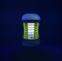 Lanterne de camping 3-en-1 DREAMS'LIGHT avec tue-moustiques UV et torche, indice de protection IP44, batterie 18650/3AA, certifiée CE et RoHS