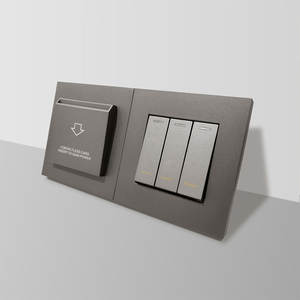 <span class=keywords><strong>GREENTECH</strong></span> Interruptores y Enchufes Táctiles de 4/3 Vías para Hoteles, Resistentes al Agua, con Clasificación de 10A y Opciones de Doble Polo - Product Image 1