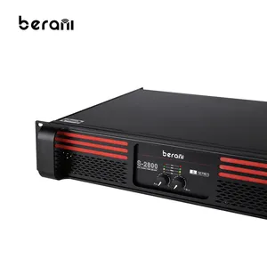 Berani S-2800 Nieuwe Collectie 800 Watt Professionele Audio Hoge Klasse H Kopen 2 Kanaals 2U Outdoor Voor Koop Eindversterker