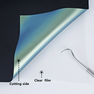 Vinyle Holographique Guagnyintong HTV – <span class=keywords><strong>Meilleur</strong></span> Matériau pour T-shirts – Vinyle de Transfert Thermique Extensible pour <span class=keywords><strong>Cricut</strong></span> - Product Image 2