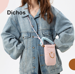 Qetesh Crossbag 2025 Điện Thoại Di Động Tùy Chỉnh Thời Trang Emogi Thiết Kế Mini Dễ Thương Nylon Nhỏ Mới Phong Cách Sinh Viên Vai Túi Cho Phụ Nữ - Product Image 2