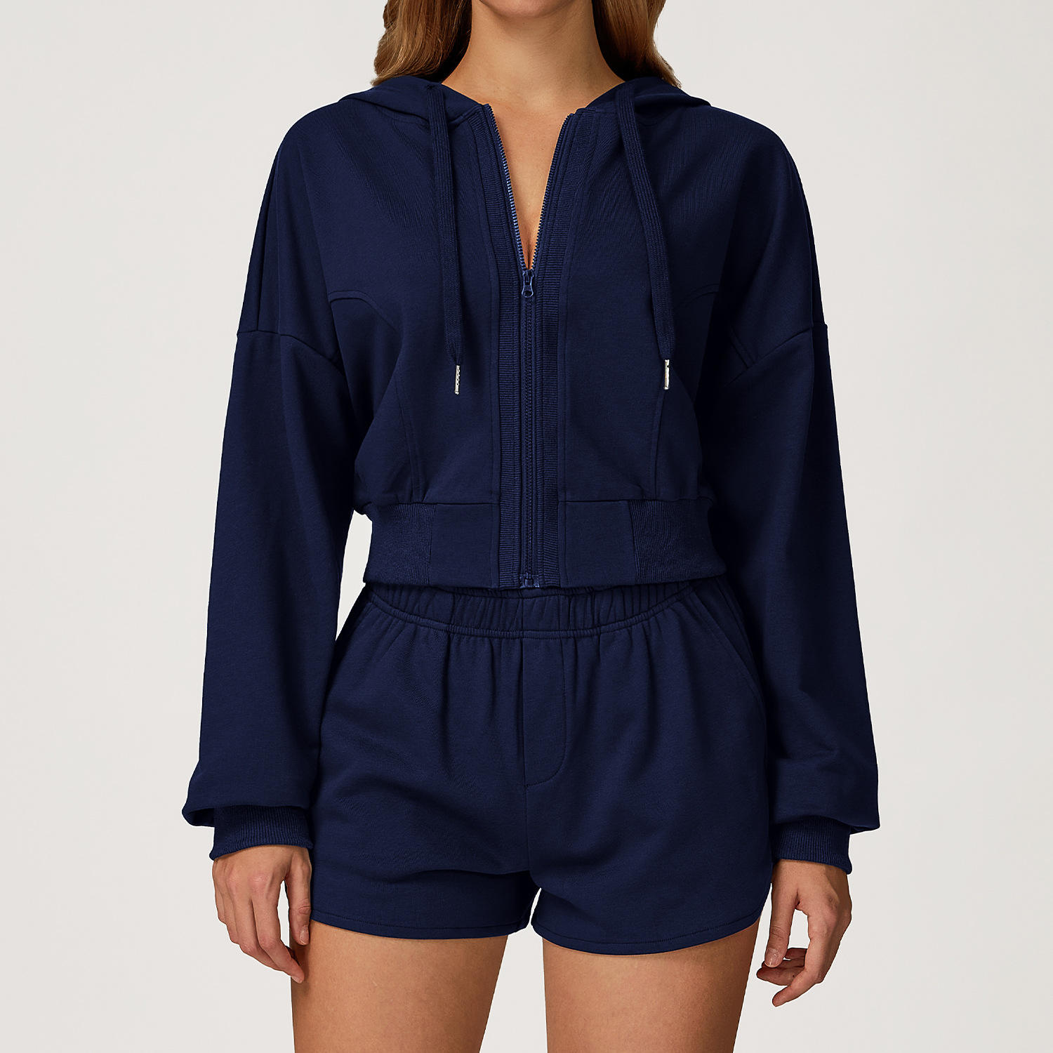 2044 Hoodie &amp; 2044 Shorts - Midnight Blue
