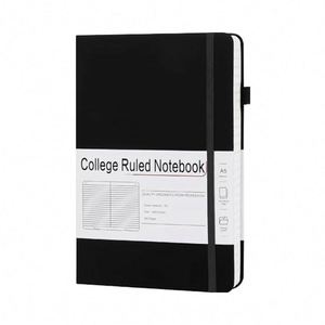 (Free Index Tabs Stickers) A5 Medium College Ruled Vegan Leather Hardcover <b>Journal</b> 192 Page Lined Notebooks for Promotional Use - Product Image 6