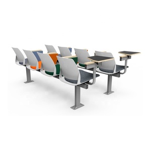 Eadcom-asiento de plástico con respaldo de L-E03 para conferencias, asiento con tableta de escritura para aula, silla para estudiantes universitarios y Mesa - Product Image 3