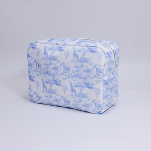 Bolsa de <span class=keywords><strong>maquillaje</strong></span> RTS, organizador de cosméticos, estampado de animales, artículos de <span class=keywords><strong>tocador</strong></span> Chinoiserie, bolsa de viaje de nailon para mujer, bolsa de <span class=keywords><strong>maquillaje</strong></span> para mujer - Product Image 4